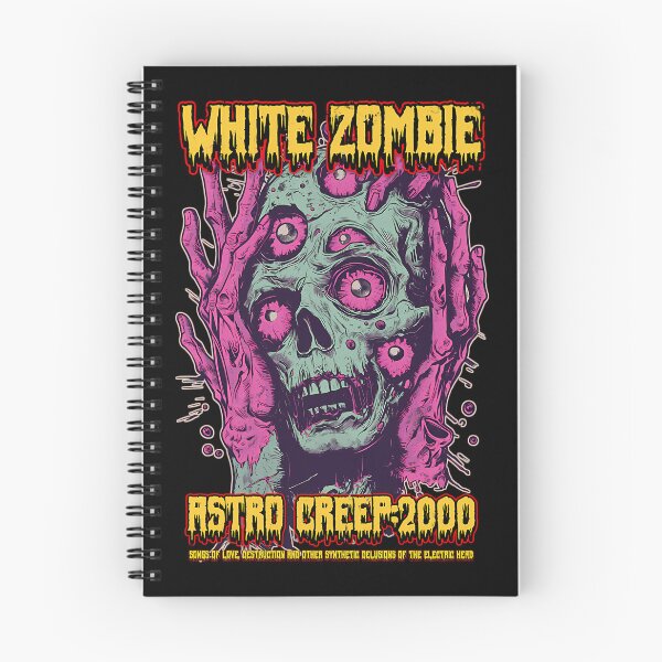 Item preview, White Zombie Astro Creep 2000 Mutant Skull designed and sold by ShopElysium.