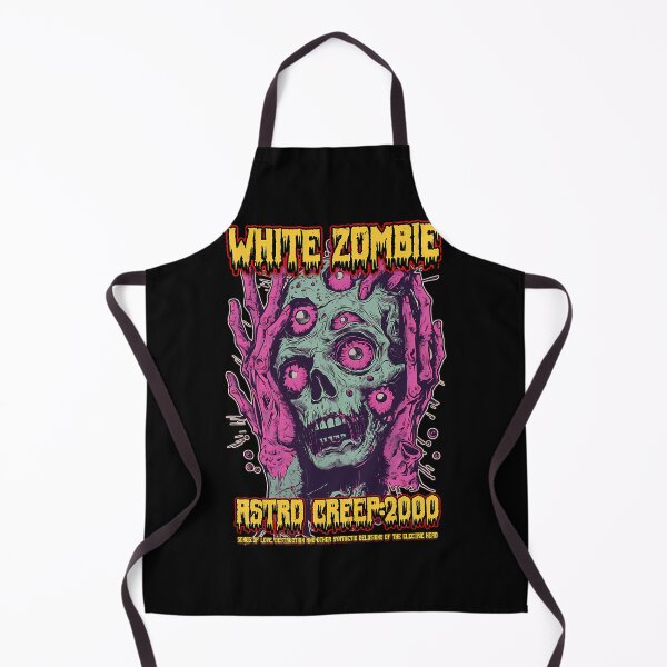 Item preview, White Zombie Astro Creep 2000 Mutant Skull designed and sold by ShopElysium.