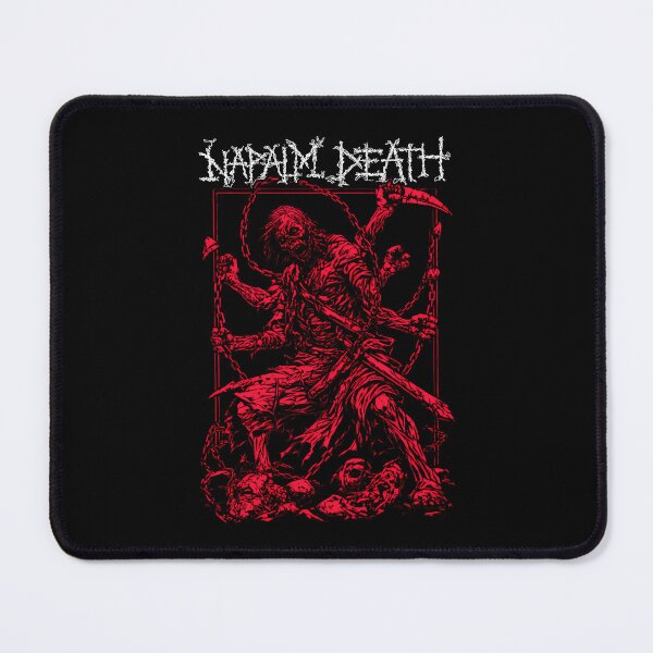 Item preview, Napalm Death Instinct Of Survival Red Zombie designed and sold by ShopElysium.