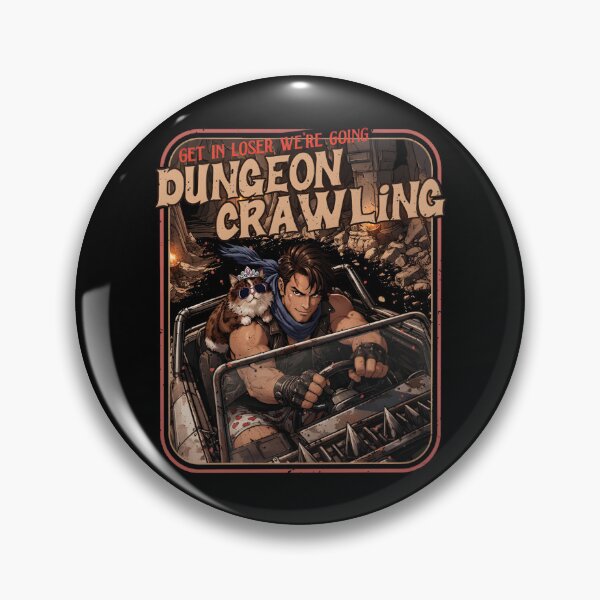 Item preview, Get In Loser We're Going Dungeon Crawling - Dungeon Crawler Carl designed and sold by Prints3000.