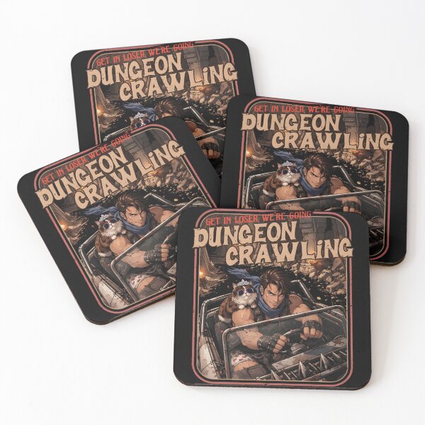 Item preview, Get In Loser We're Going Dungeon Crawling - Dungeon Crawler Carl designed and sold by Prints3000.