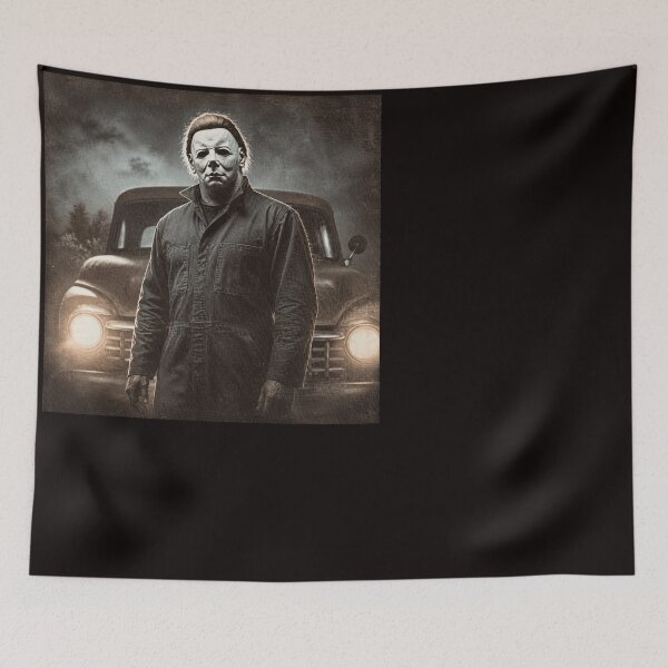 Item preview, Michael Myers Tshirts Vintage Horror Movie Halloween Fan designed and sold by Hydlaaksmndriss.