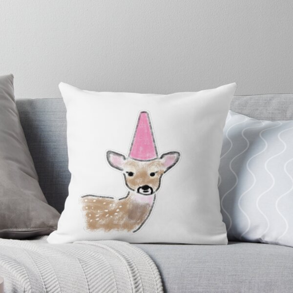 Item preview, Baby Fawn Pink Party Hat Pencil Drawing designed and sold by raun.draw.