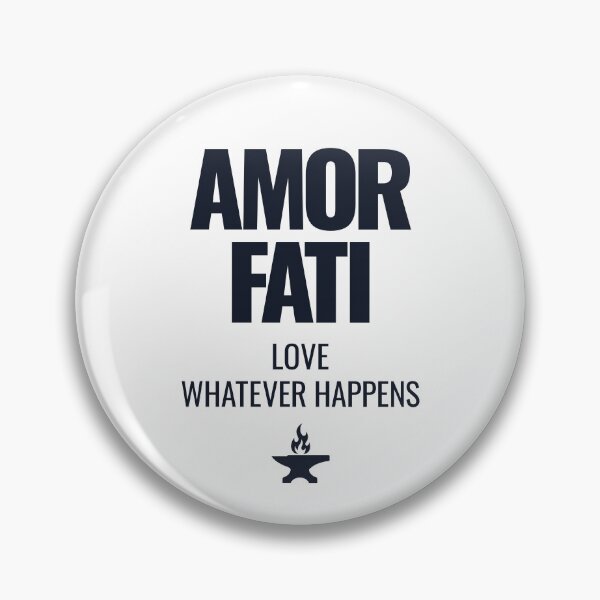 Item preview, Amor Fati - Bold Stoic Quote - Dark Version designed and sold by Stoic Core.