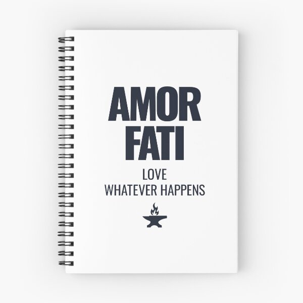 Item preview, Amor Fati - Bold Stoic Quote - Dark Version designed and sold by Stoic Core.