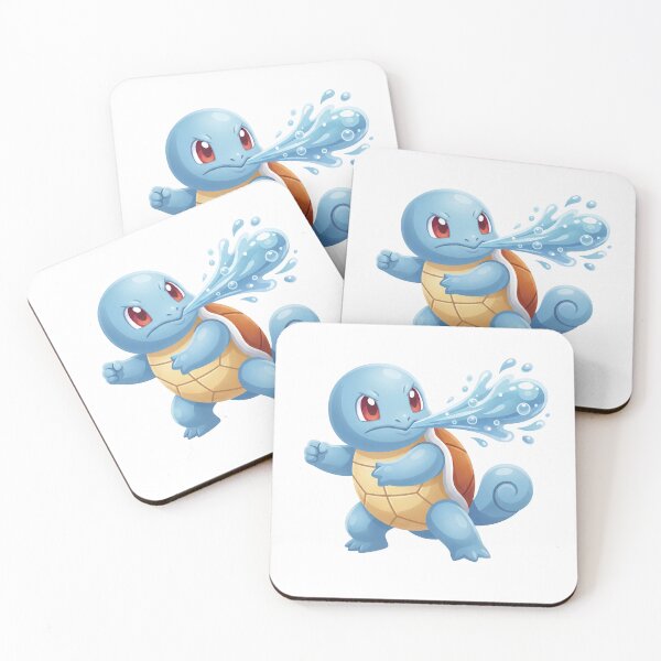 Item preview, Squirtle attack illustration designed and sold by mackartist.