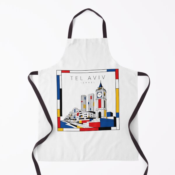 Item preview, Póster 3D de Tel Aviv al estilo Mondrian designed and sold by CMYKStudio.