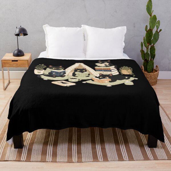 Item preview, Cute Black Cats Reading Books Cozy Reader Cat Mom Cat dad designed and sold by BelindaPen.