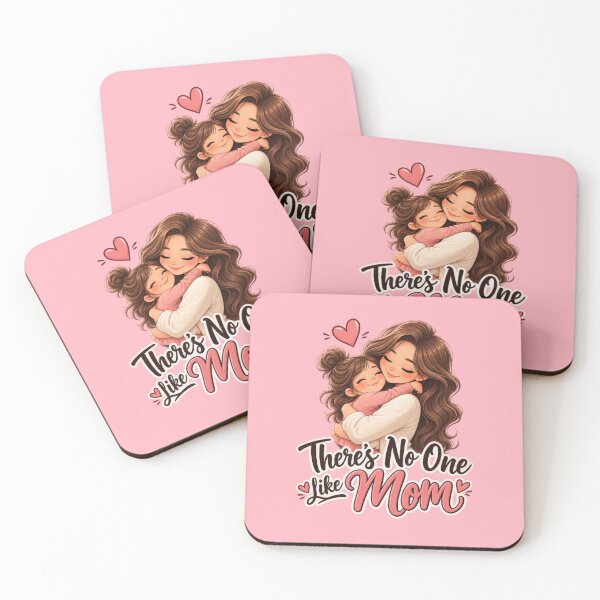 Item preview, There’s No One Like Mom – Cute Mother and Daughter Love Illustration 2 designed and sold by WordPlayStudio.
