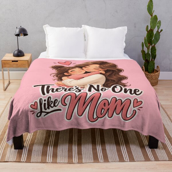 Item preview, There’s No One Like Mom – Cute Mother and Daughter Love Illustration 2 designed and sold by WordPlayStudio.