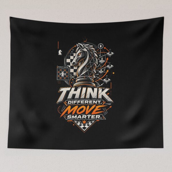 Item preview, Think Different Move Smarter Chess Strategy designed and sold by KnightVibe.