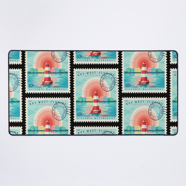 Item preview, Key West Florida Southernmost Point Sunset Stamp Sticker designed and sold by stickercuffs.