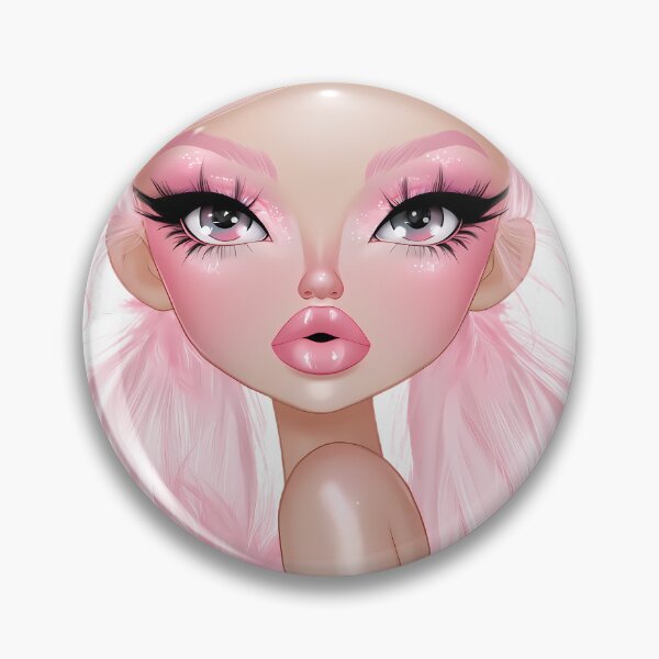 Item preview, Glam Pink Fashion Doll designed and sold by Retro Whimsy.