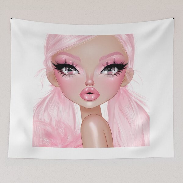 Item preview, Glam Pink Fashion Doll designed and sold by Retro Whimsy.