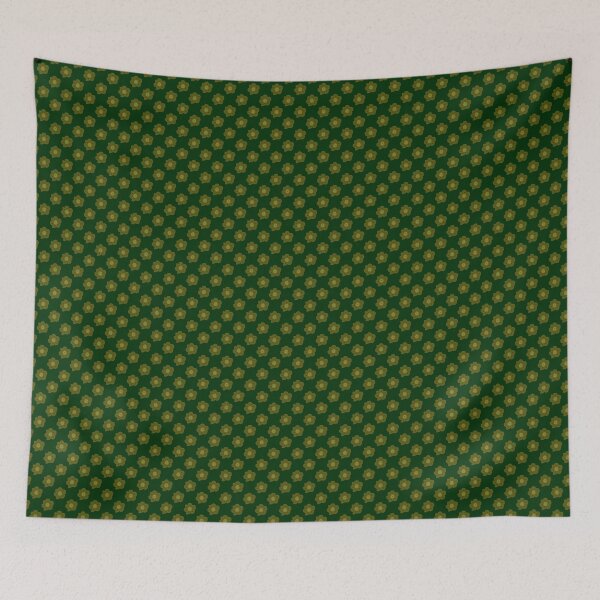 Item preview, Retro Olive Green Daisy Pattern | Vintage Botanical Floral Pattern designed and sold by CaramelCo.