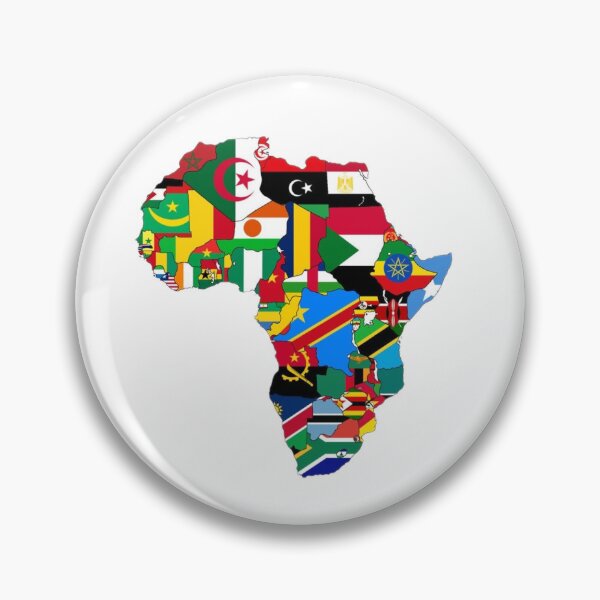 Item preview, Africa Map — African Flags & Heritage designed and sold by Aisha Creates.