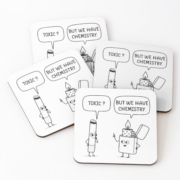Item preview, Toxic? But We Have Chemistry – Funny Cigarette & Lighter Humor designed and sold by station-one.