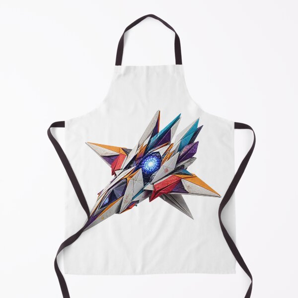 Item preview, Modern origami sci-fi spacecraft with sharp geometric wings designed and sold by Marcu Ioachim.