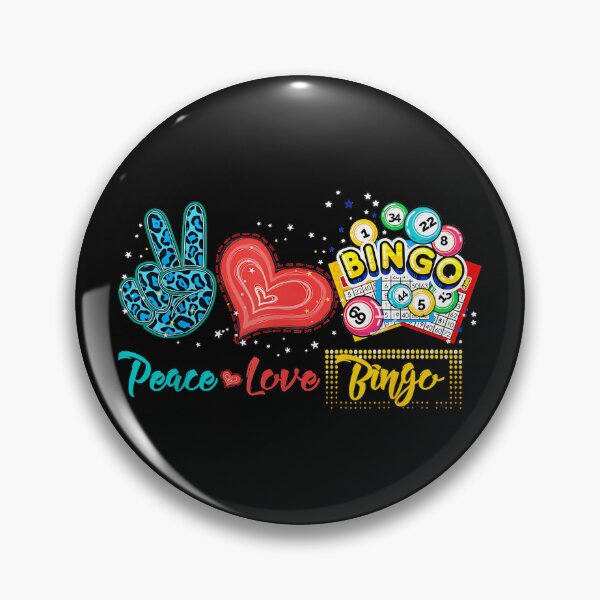 Item preview, Peace Love Bingo Player Game Enthusiast designed and sold by CharlieConon.