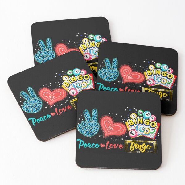 Item preview, Peace Love Bingo Player Game Enthusiast designed and sold by CharlieConon.