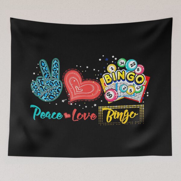 Item preview, Peace Love Bingo Player Game Enthusiast designed and sold by CharlieConon.