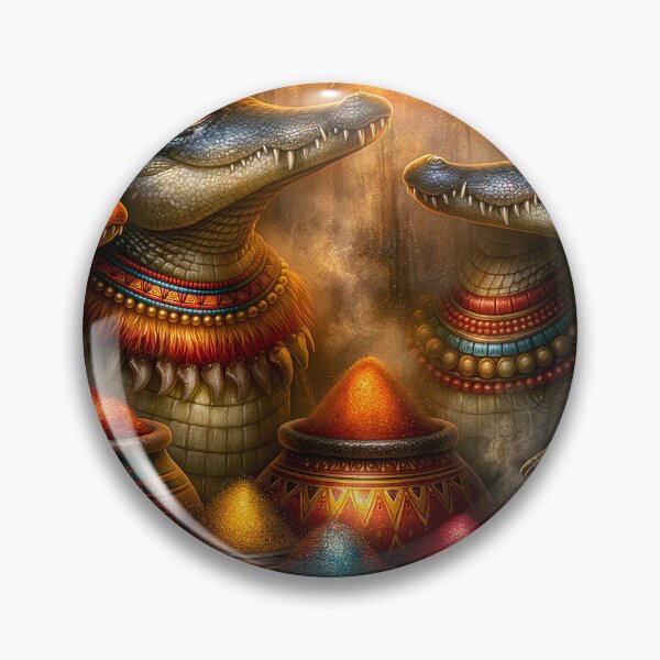 Item preview, Vibrant Scene of Ancient Rituals and Spices designed and sold by Artessie.