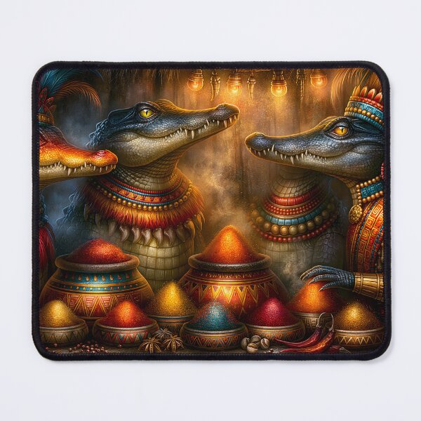 Item preview, Vibrant Scene of Ancient Rituals and Spices designed and sold by Artessie.