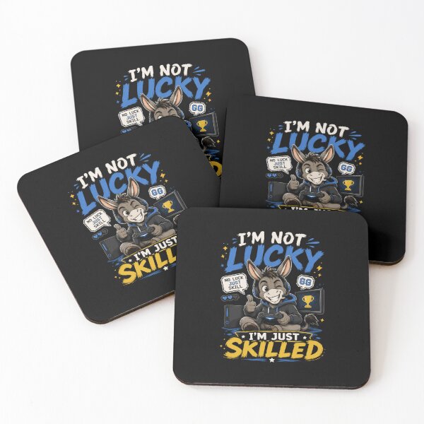 Item preview, I’m Not Lucky I’m Just Skilled Gamer T-Shirt – Funny Gaming Graphic Tee.png designed and sold by Artimax-Studio.