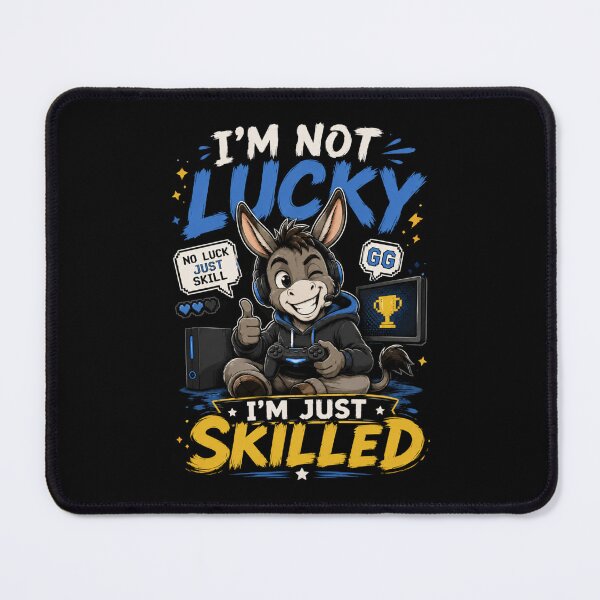 Item preview, I’m Not Lucky I’m Just Skilled Gamer T-Shirt – Funny Gaming Graphic Tee.png designed and sold by Artimax-Studio.