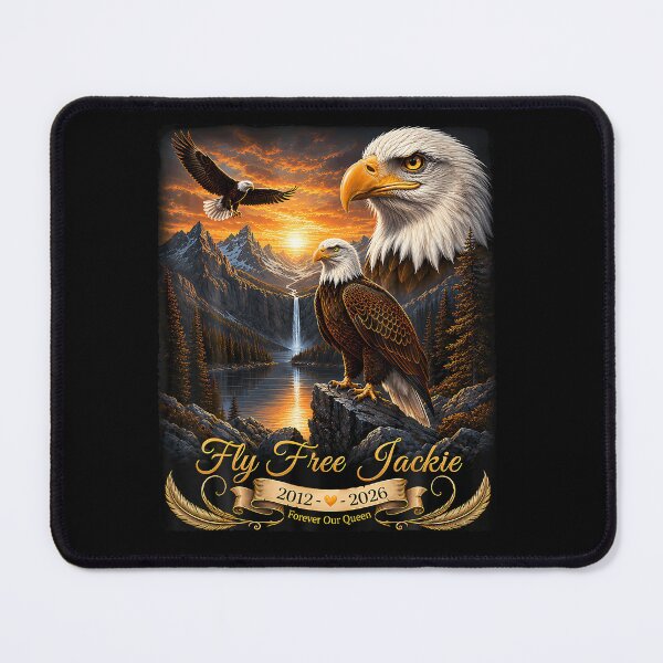 Item preview, Fly Free Jackie Big Bear Bald Eagle Memorial designed and sold by Amerakstore.