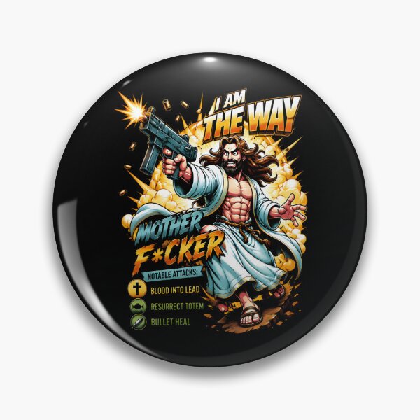 Item preview, Dungeon Crawler Carl - Uzi Jesus I am The Way Funny designed and sold by Prints3000.