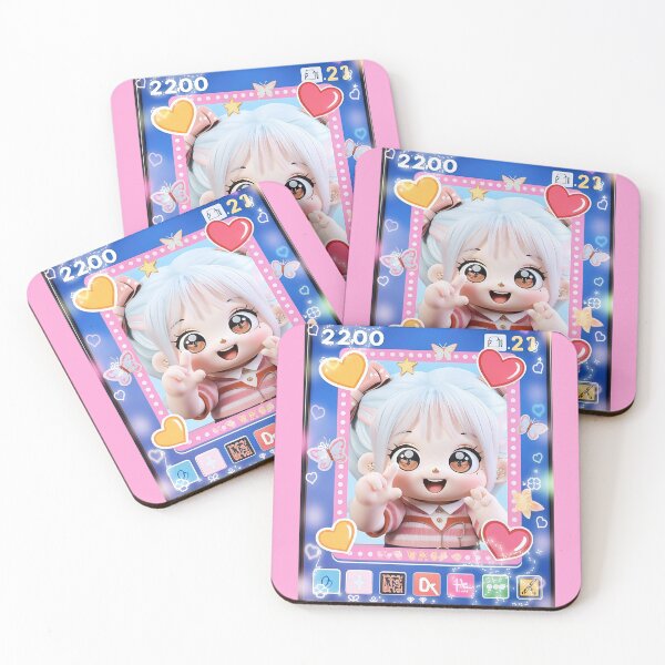 Item preview, Kawaii Y2K Photobooth Cute Doll Close-Up – Pastel Anime Sticker Aesthetic designed and sold by Nicole_83.