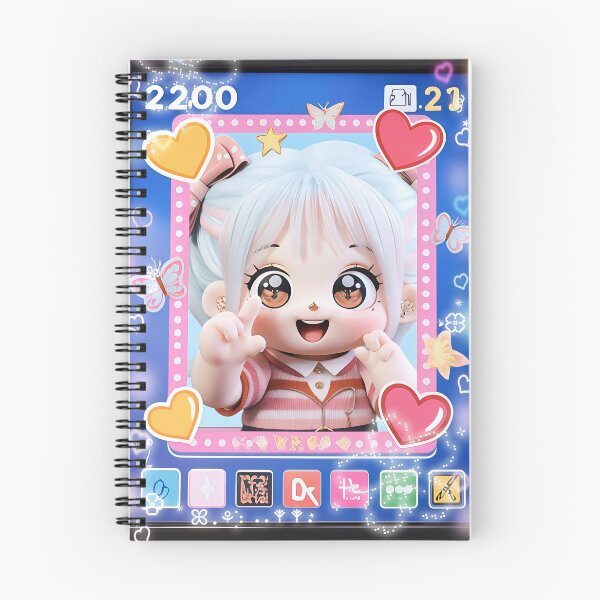 Item preview, Kawaii Y2K Photobooth Cute Doll Close-Up – Pastel Anime Sticker Aesthetic designed and sold by Nicole_83.