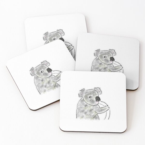 Item preview, Grey Koala Behind Steering Wheel Sketch designed and sold by raun.draw.