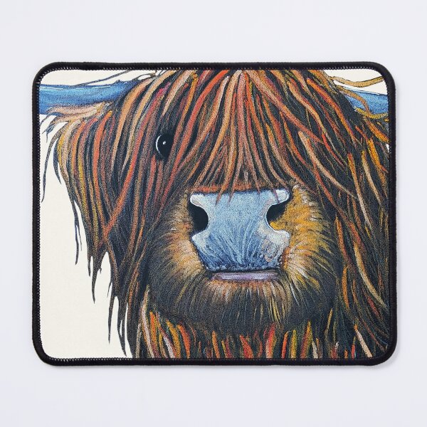 Item preview, Scottish Hairy Highland Cow ' Goose ' by Shirley MacArthur designed and sold by Shirley MacArthur Art.