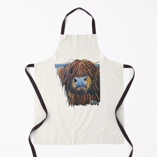 Item preview, Scottish Hairy Highland Cow ' Goose ' by Shirley MacArthur designed and sold by Shirley MacArthur Art.