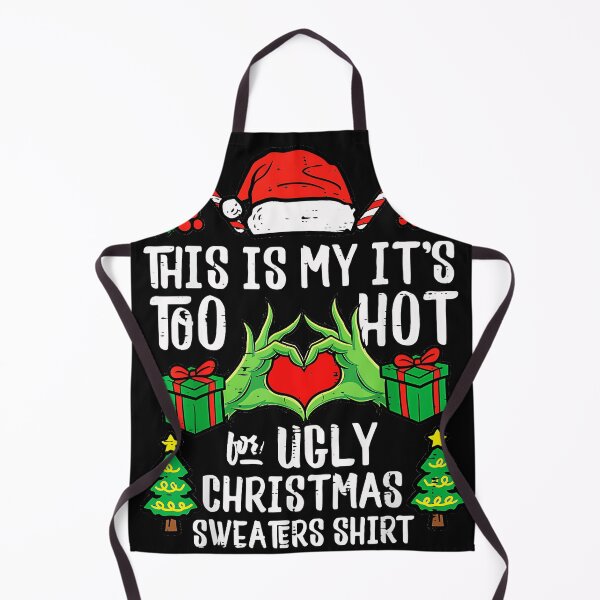 Item preview, This Is My It's Too Hot For Ugly Christmas Sweaters Warm Weather Grinch Christmas Humor Holiday designed and sold by CharlieConon.