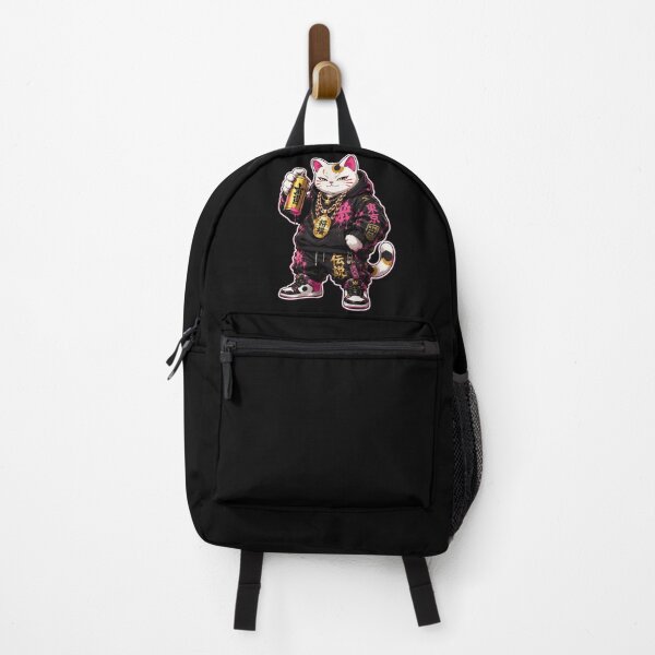 Item preview, Tokyo Streetwear Samurai Cat Graphic Art designed and sold by W&RParadise.