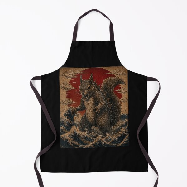 Item preview, Retro Funny Squirrelzilla Japanese Art Vintage Squirrel Lover designed and sold by BelindaPen.