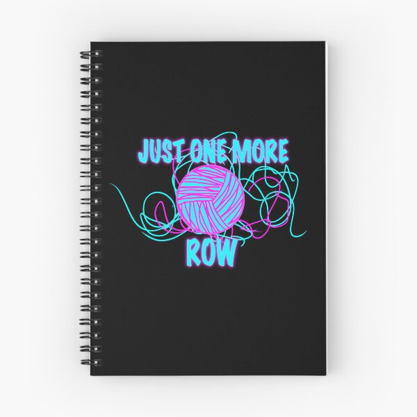 Item preview, Just One More Row – Funny Knitting & Crochet Text Shirt designed and sold by ArtyWares.