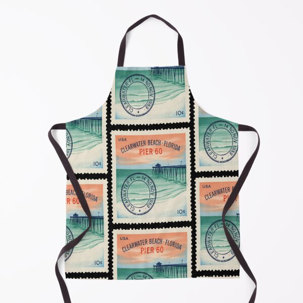 Item preview, Clearwater Beach Florida Pier 60 Gulf Stamp Sticker designed and sold by stickercuffs.