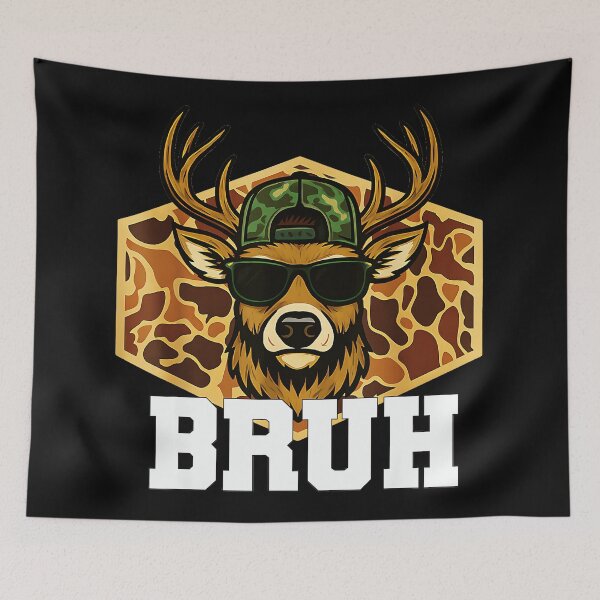 Item preview, Bruh Deer Hunter Outdoors Guy Meme designed and sold by CharlieConon.