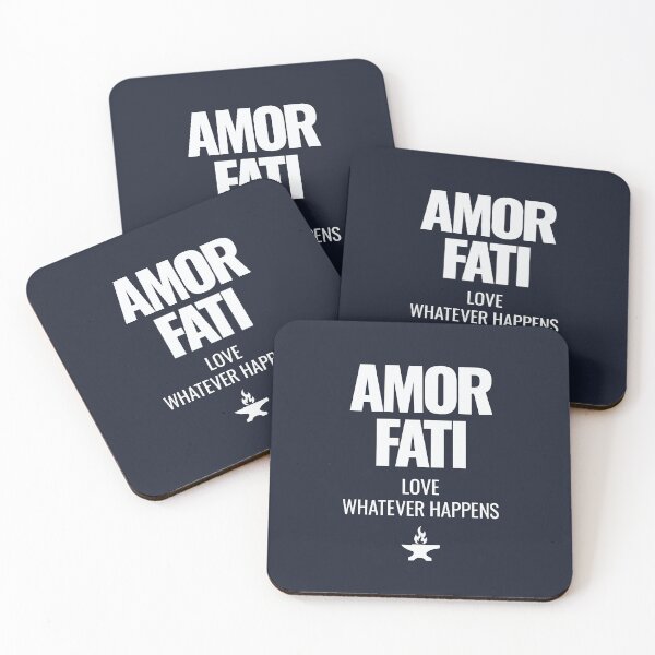 Item preview, Amor Fati - Bold Stoic Quote - Light Version designed and sold by Stoic Core.