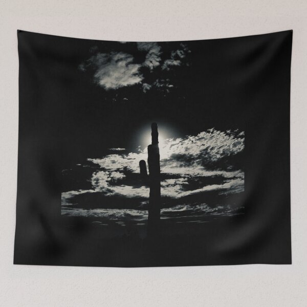 Item preview, Midnight Cactus in Monochrome designed and sold by meganlaub1.