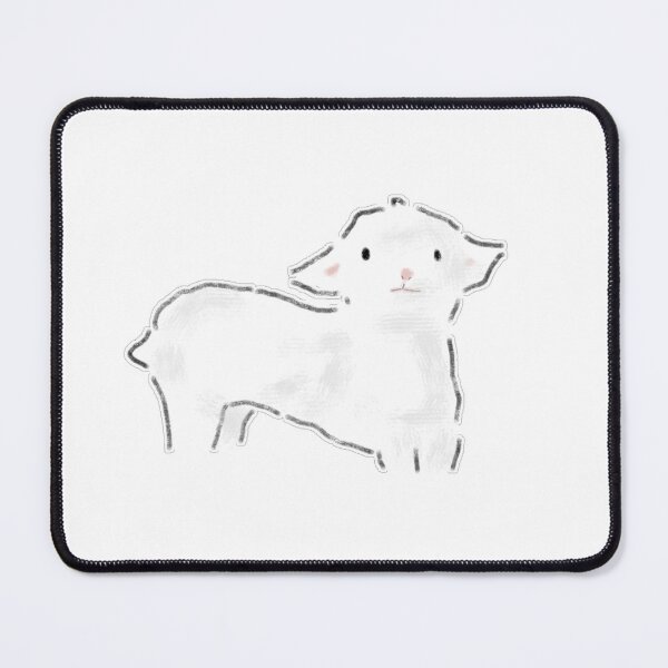 Item preview, Facing Forward Baby Lamb Gentle Shading Art designed and sold by raun.draw.