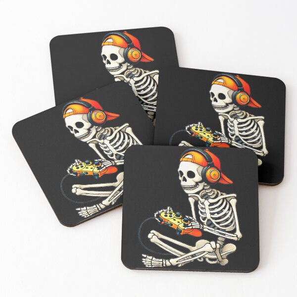 Item preview, Skeleton Gamer Video Game Player designed and sold by CharlieConon.