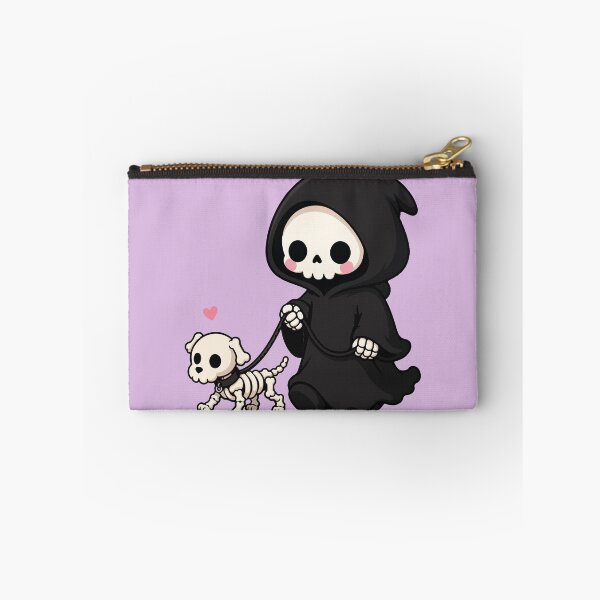 Item preview, Cute Grim Reaper Walking Skeleton Dog  designed and sold by BrownHorse90s.
