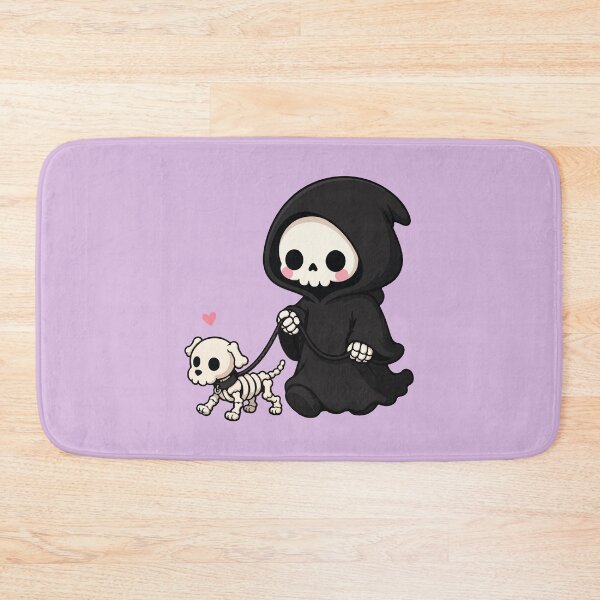 Item preview, Cute Grim Reaper Walking Skeleton Dog designed and sold by BrownHorse90s.