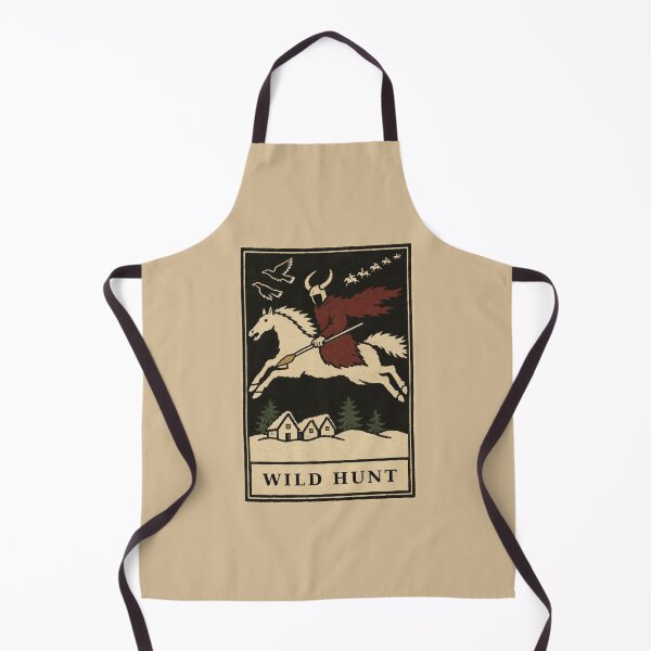 Item preview, The Wild Hunt Rides — Christmas Monsters No. 5 | Gothic Woodcut designed and sold by Planthem.