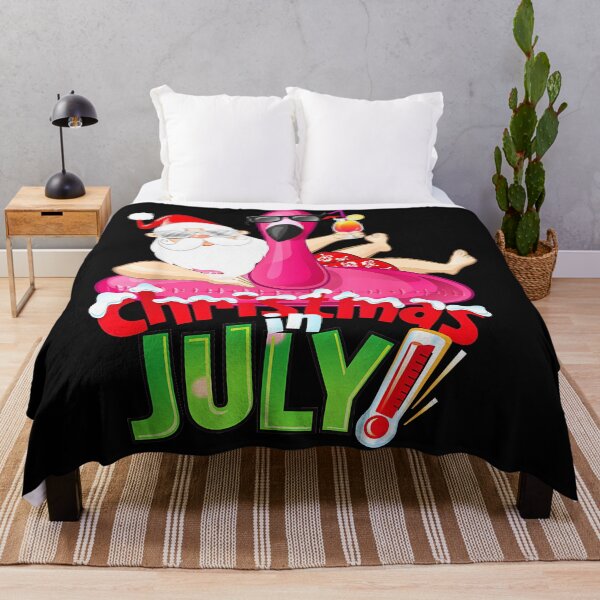 Item preview, Christmas In July Summer Holiday Flamingo Santa Vacation designed and sold by CharlieConon.